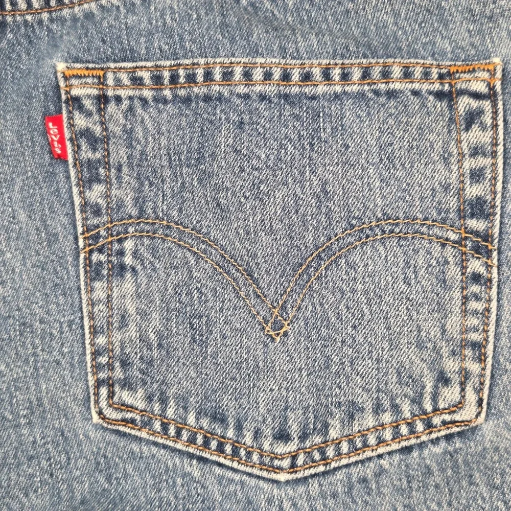 Vtg Levi's 501 Original Fit Y2K Jeans Mens 36x34 (Fits 34×32) Blue Straight Leg